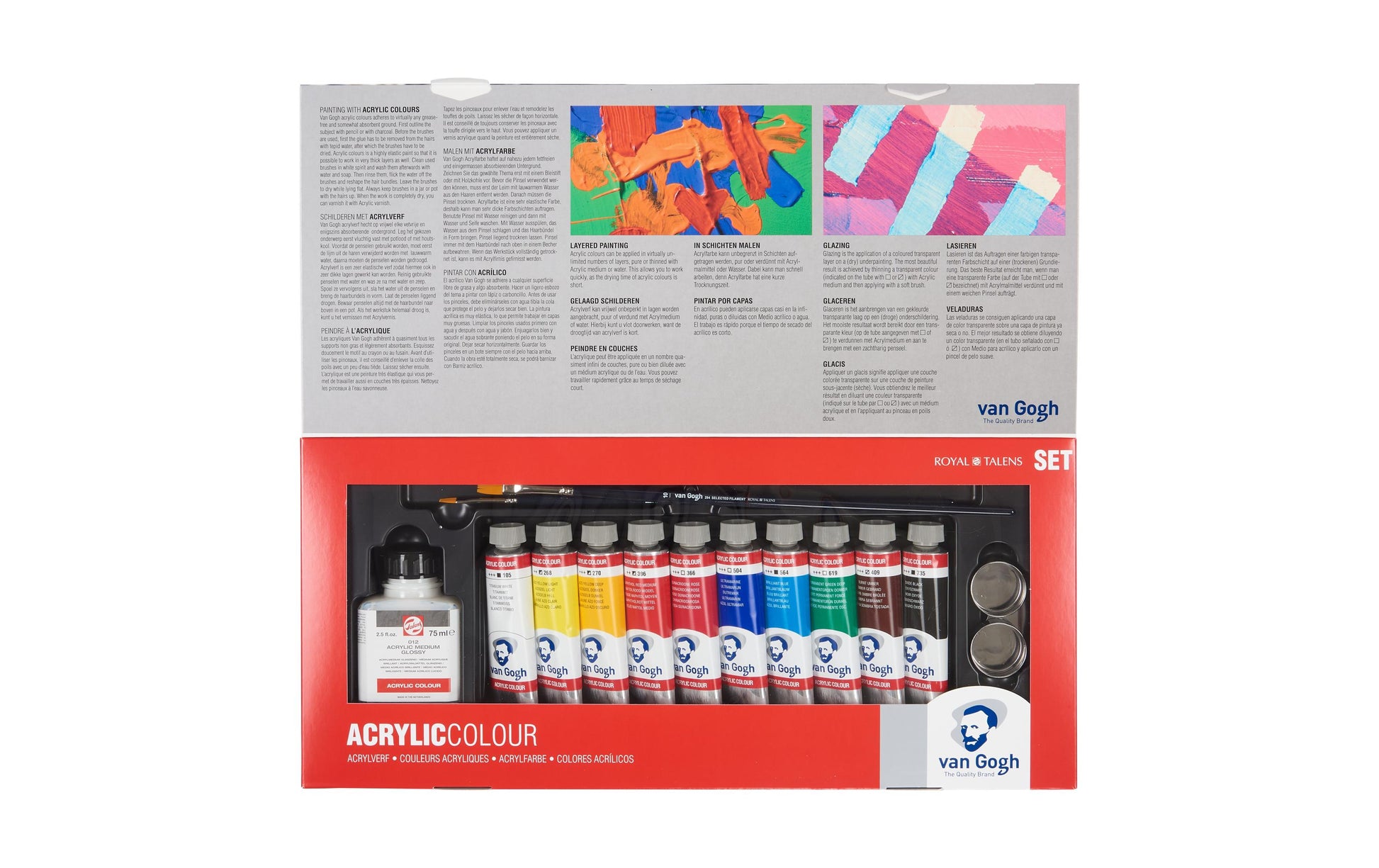 Van Gogh Acrylfarbe – Grün & Blau, 40 ml