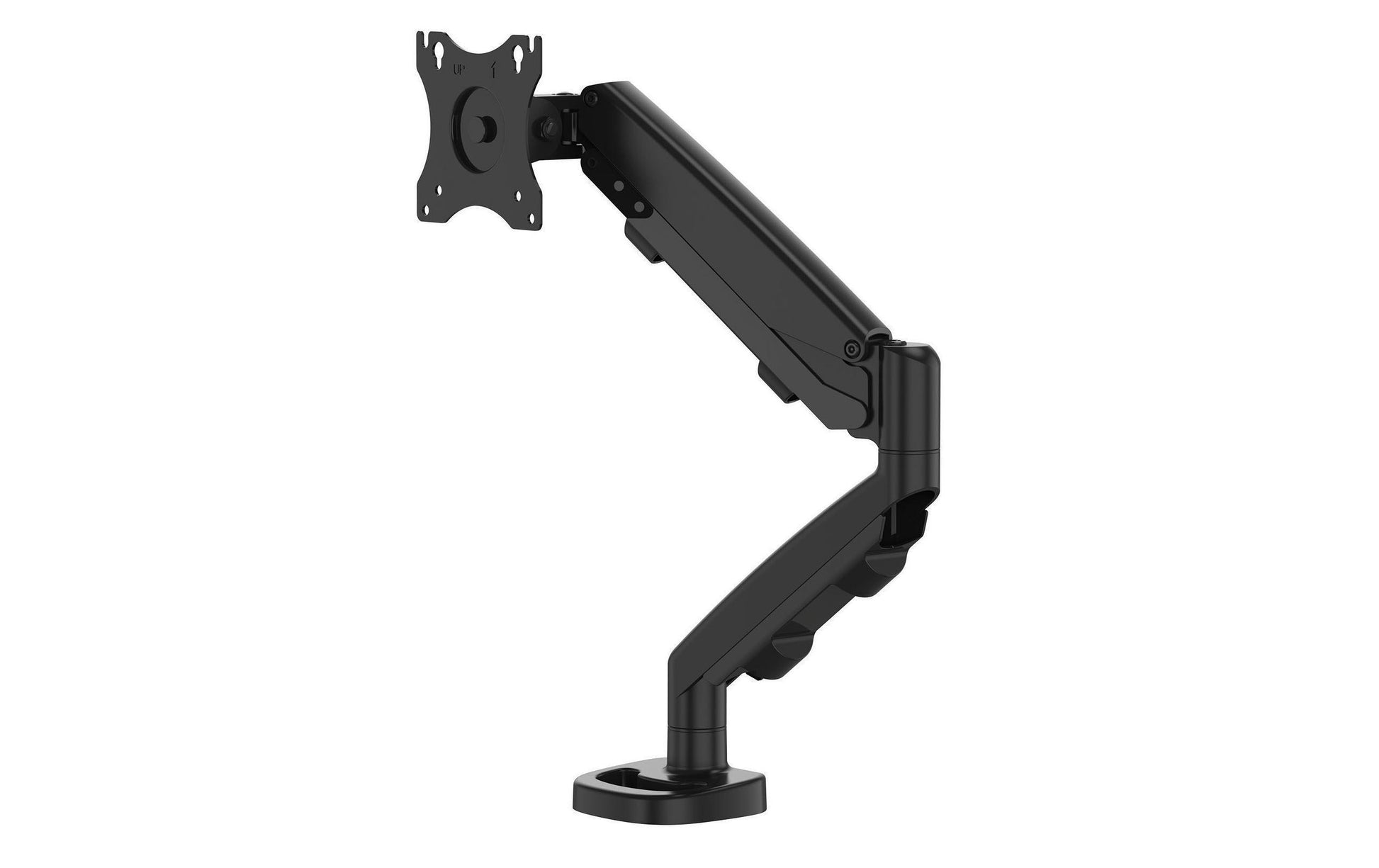 Fellowes Eppa – Monitorarm, Tischklemme, bis 39", VESA 75 × 75/100 × 100 mm, 8 kg, schwarz
