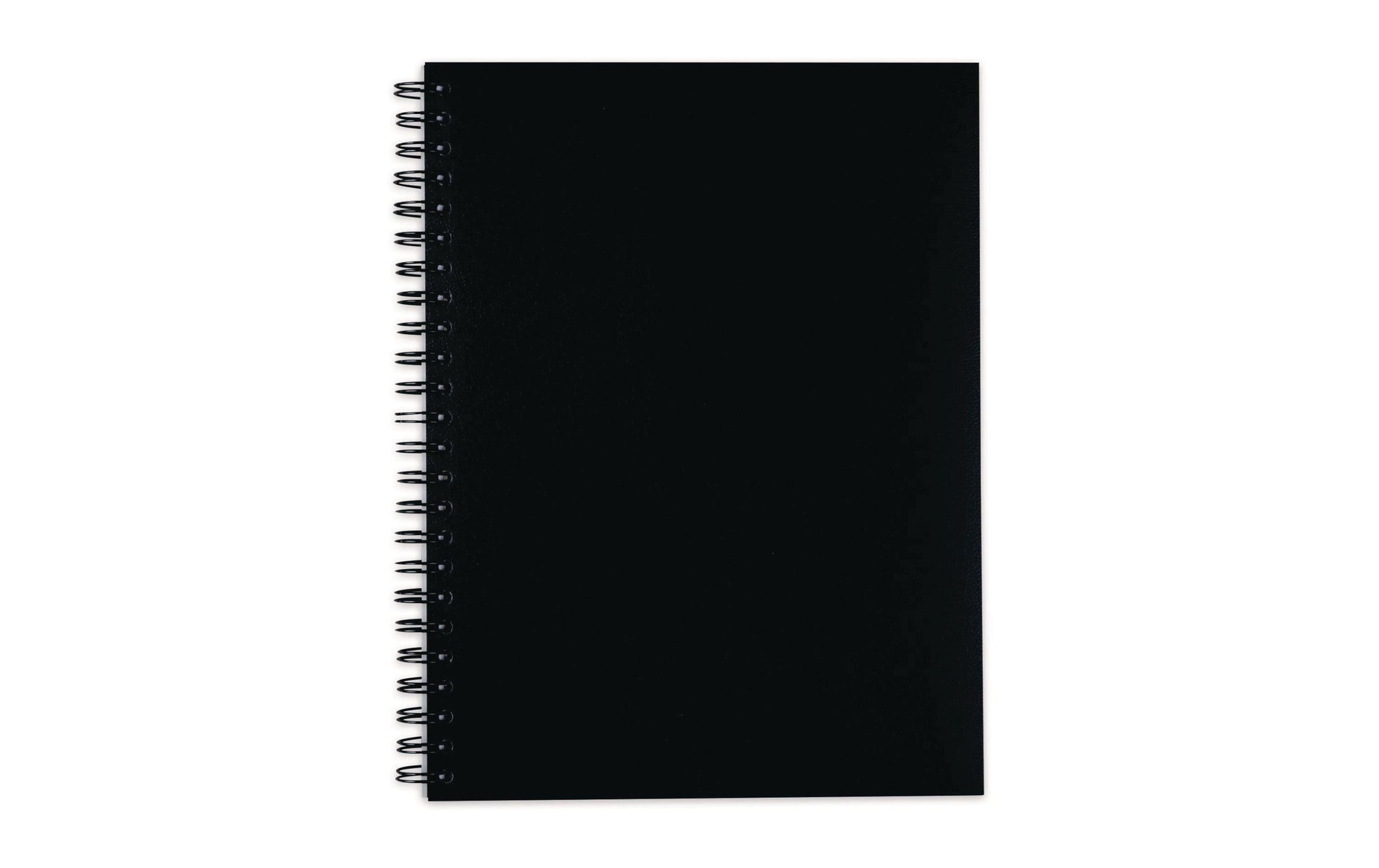 Elco Collegeblock, kariert 5 mm, Spiralbindung, 80 Blatt, perforiert, 80 g/m² – schwarz, für ELCO Notes-App