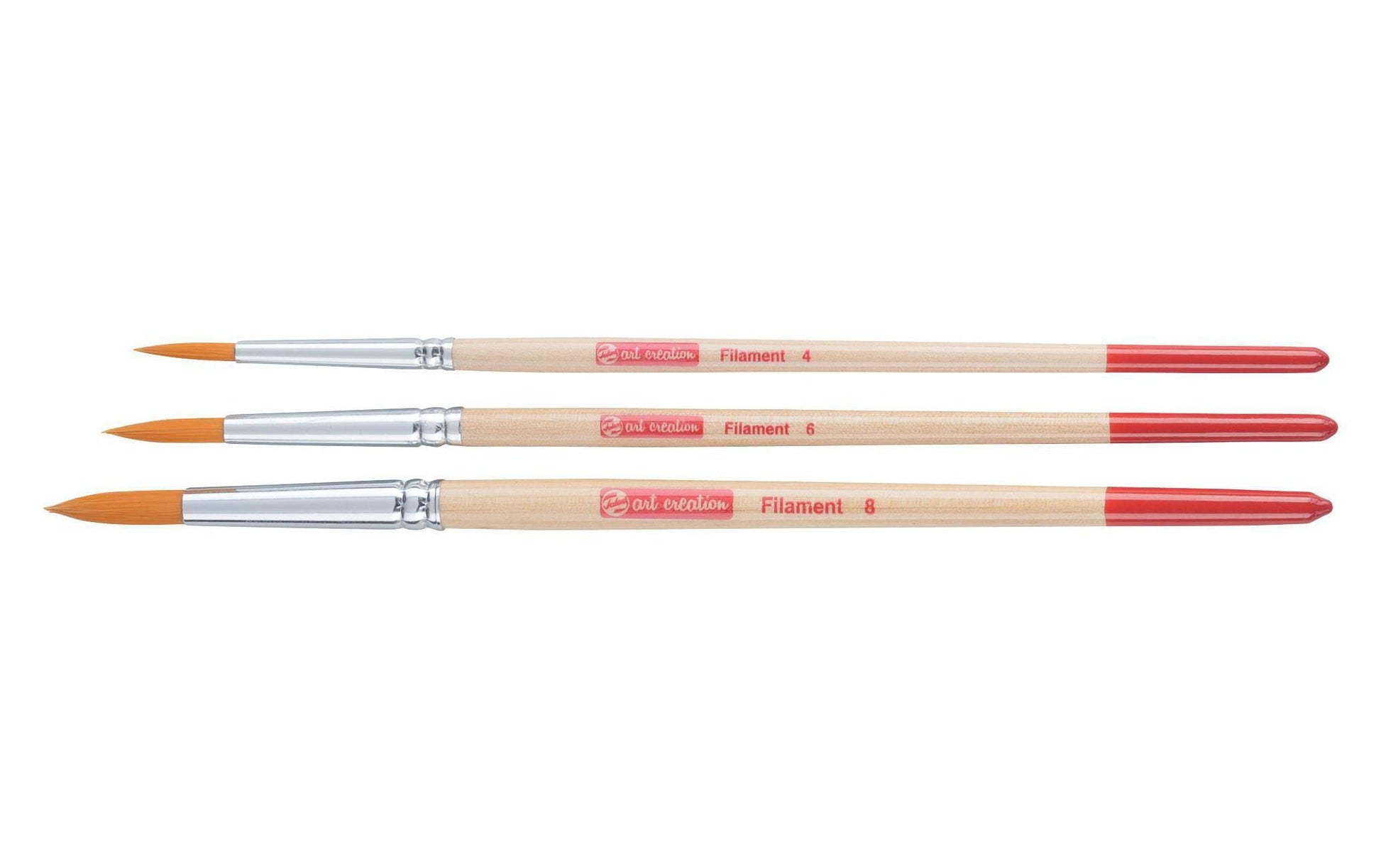 Talens Pinsel-Set – Rundpinsel, Polyester, Grössen 4/6/8, 3er-Set