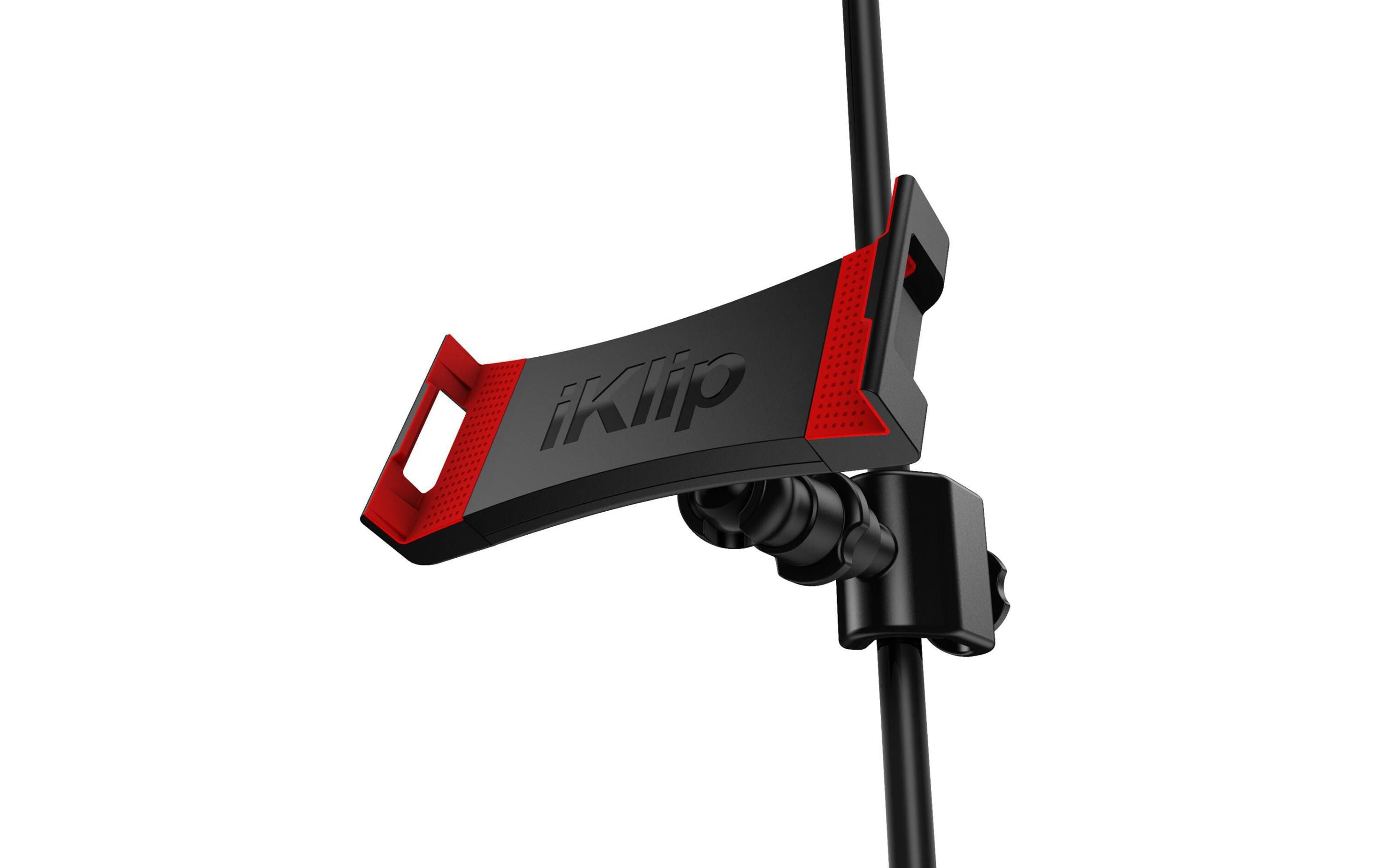 IK Multimedia Tablet-Arm (Tischklemme) für iPad (mini, Air, Pro) – bis 12,9", neigbar – Schwarz