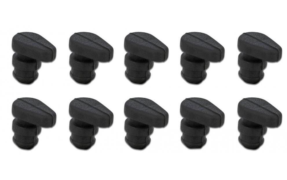 Delock Montagegummi-Set für M.2 SSD – 10 Stk., Schwarz, Gummi