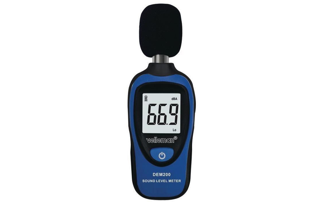 Velleman DEM200 – Schallpegelmesser – 30–130 dB, ±1,4 dB, 9 V