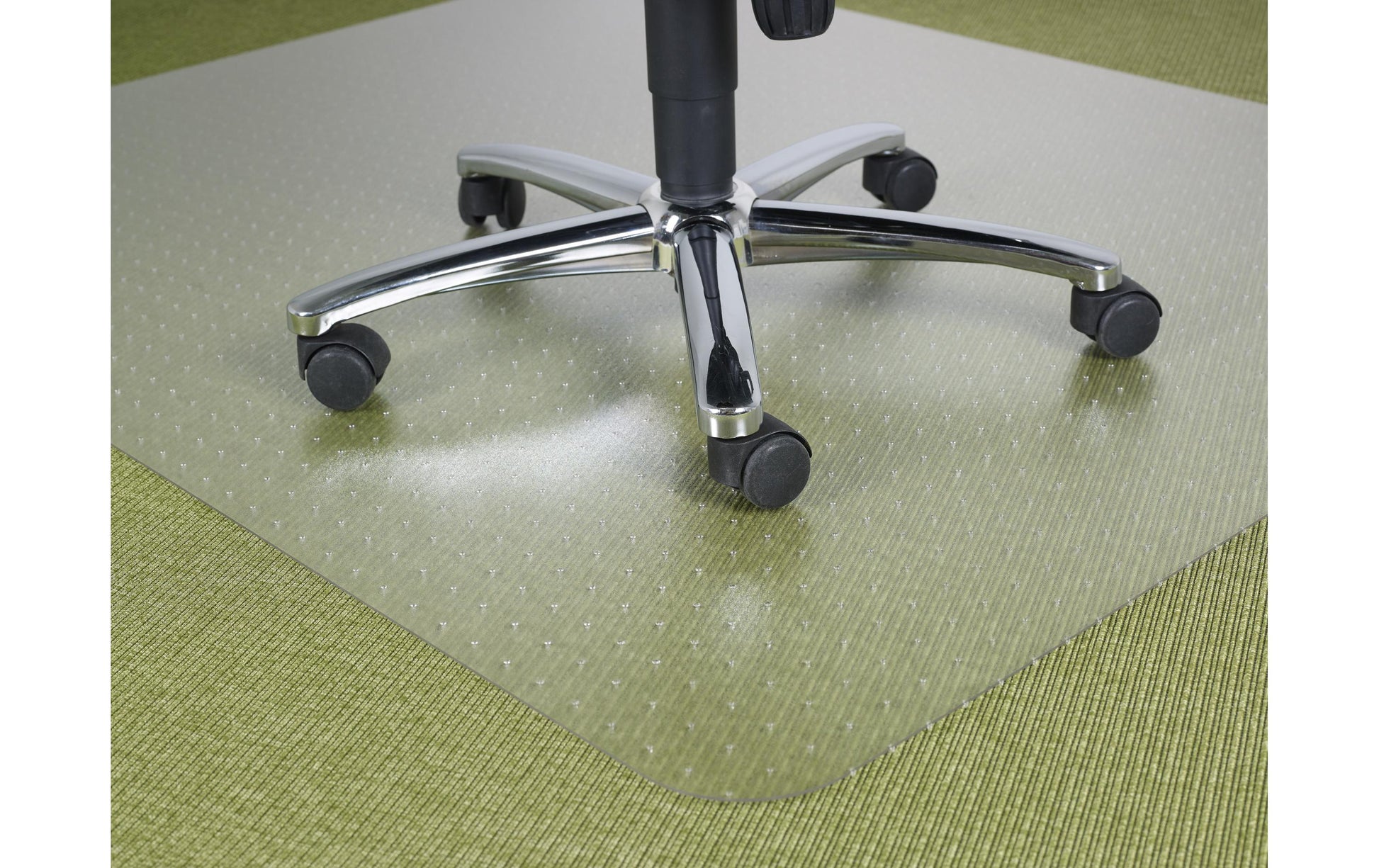 Siltex Bodenschutzmatte für Teppichböden – 90 × 120 cm, genoppt, transparent, Polycarbonat