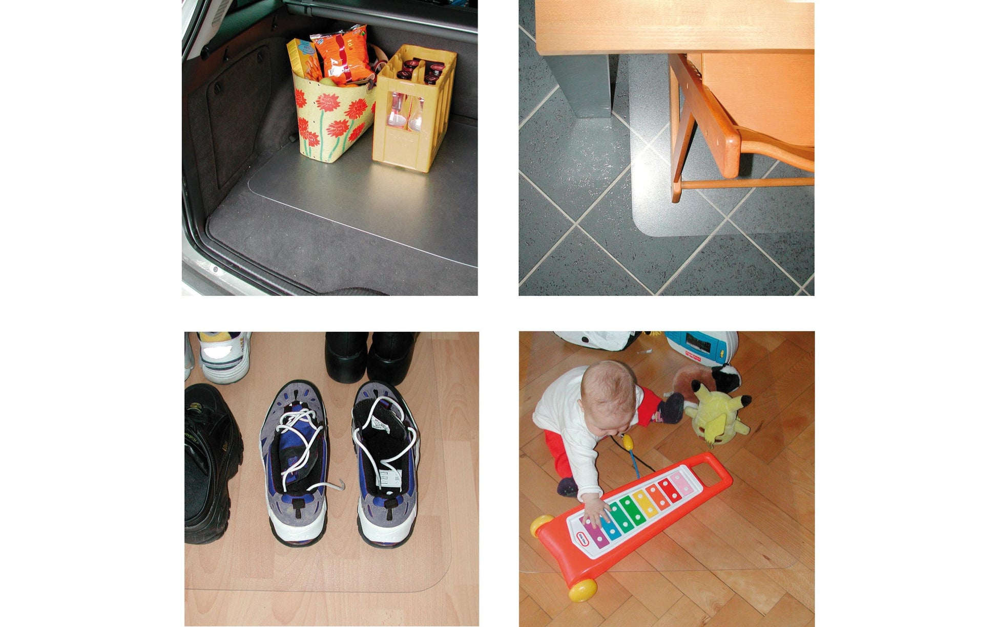Siltex Bodenschutzmatte Floorsafe – 60 × 80 cm, für alle Böden, PET