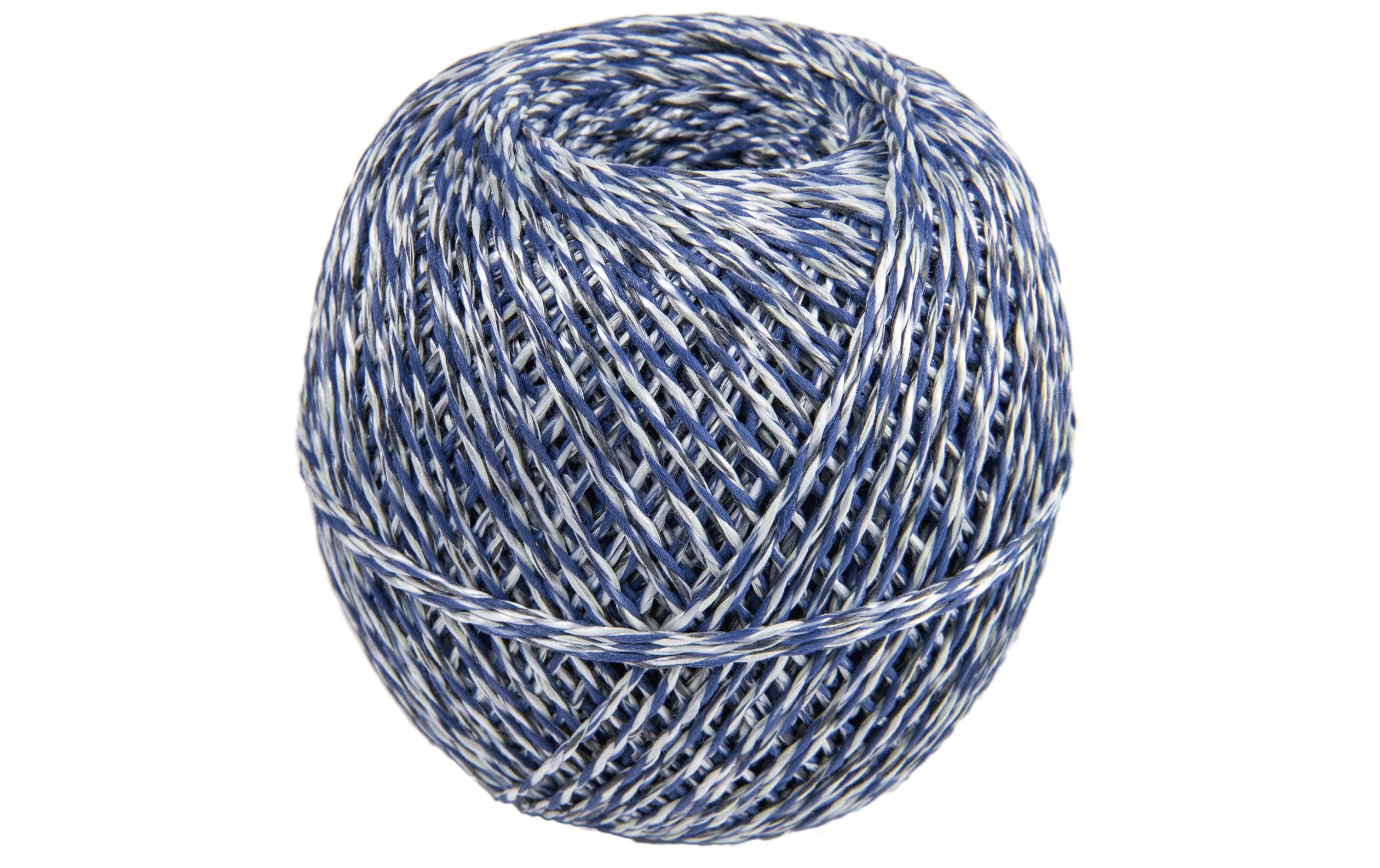 Meister Kordel, blau/weiss Ø 2 mm × 300 m
