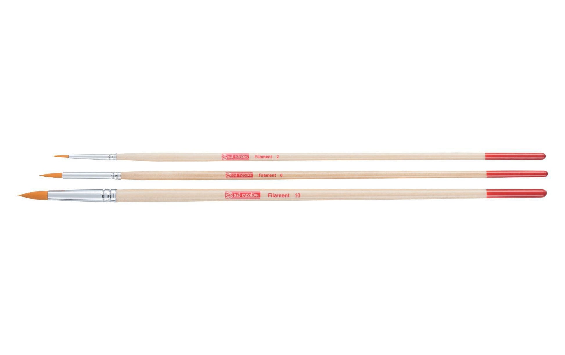 Talens Pinsel-Set – Rundpinsel, Polyester, Grösse 2/6/10, 3er-Set