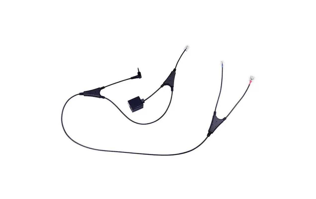 Jabra Link 14201-37 – EHS-Adapter, Schwarz, für Alcatel 80x9s