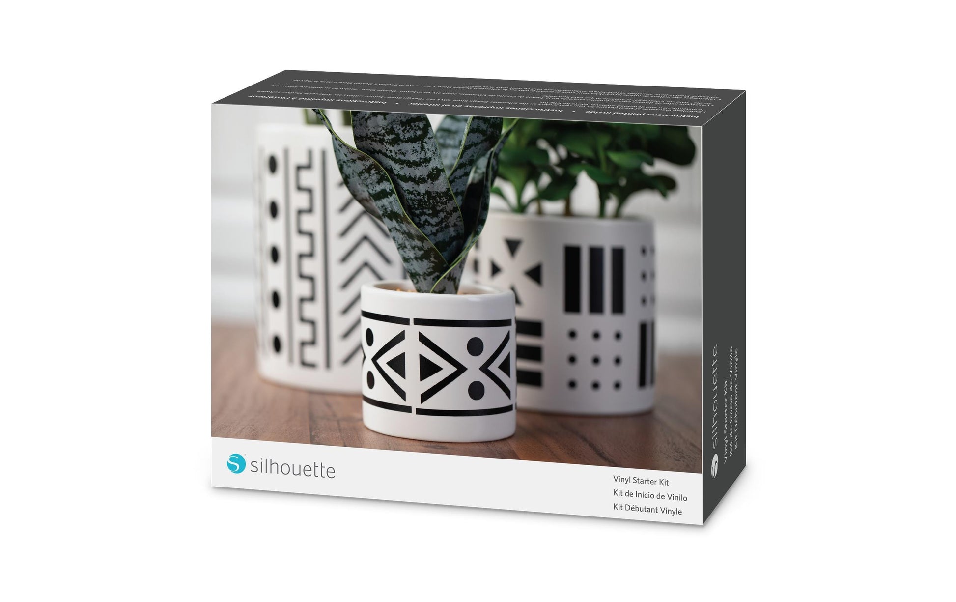 Silhouette Starter Kit Vinyl – 4 Vinylfolien – 610 × 305 mm – für Silhouette Schneideplotter