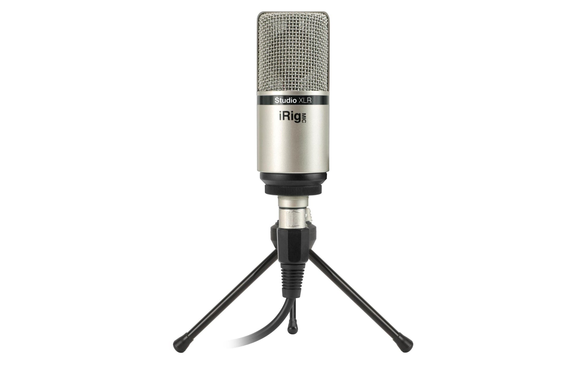 IK Multimedia – iRig Mic Studio XLR XLR Studiomikrofon, Kondensator, Niere, 20 Hz–20 kHz, Silber