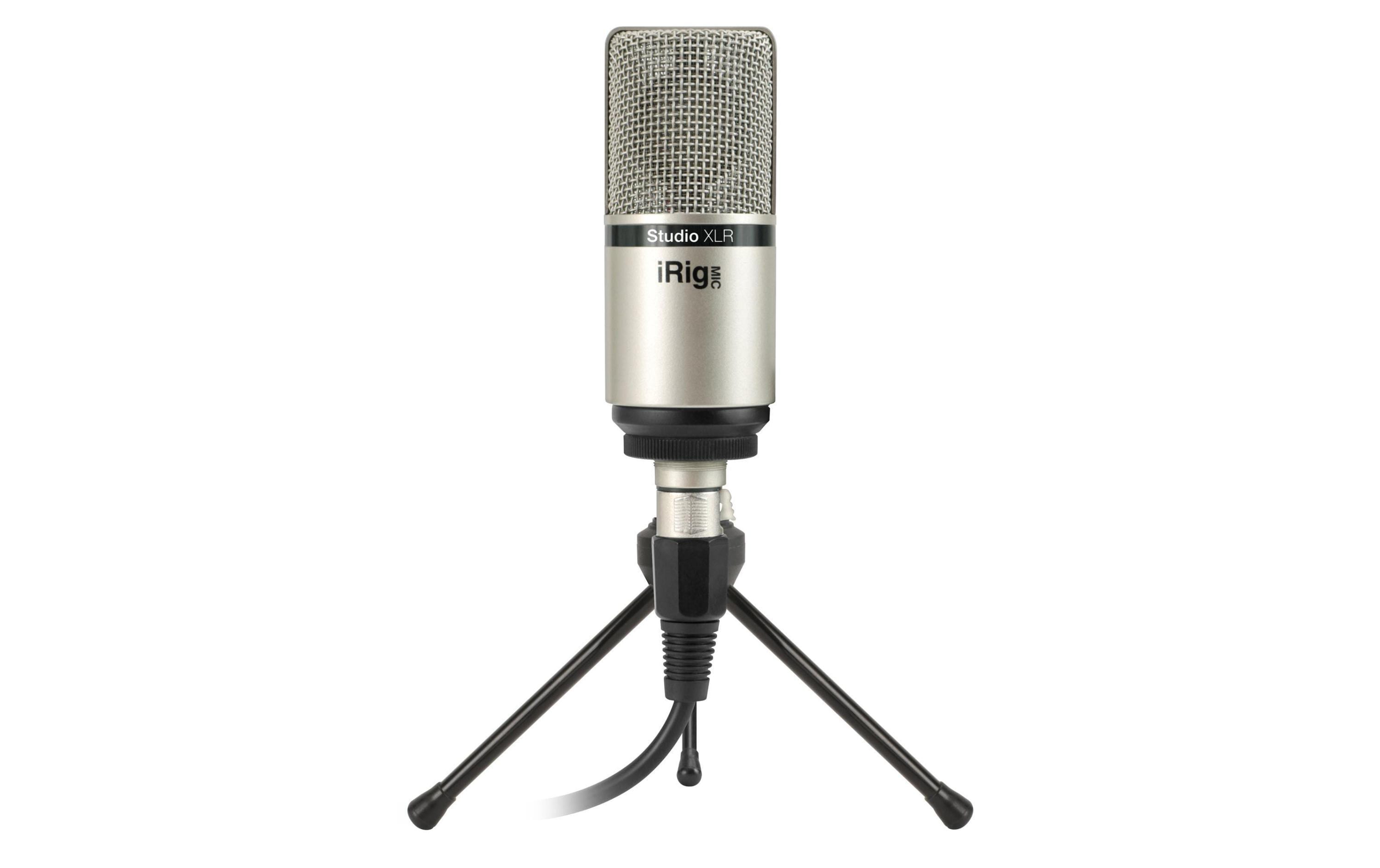 IK Multimedia – iRig Mic Studio XLR XLR Studiomikrofon, Kondensator, Niere, 20 Hz–20 kHz, Silber