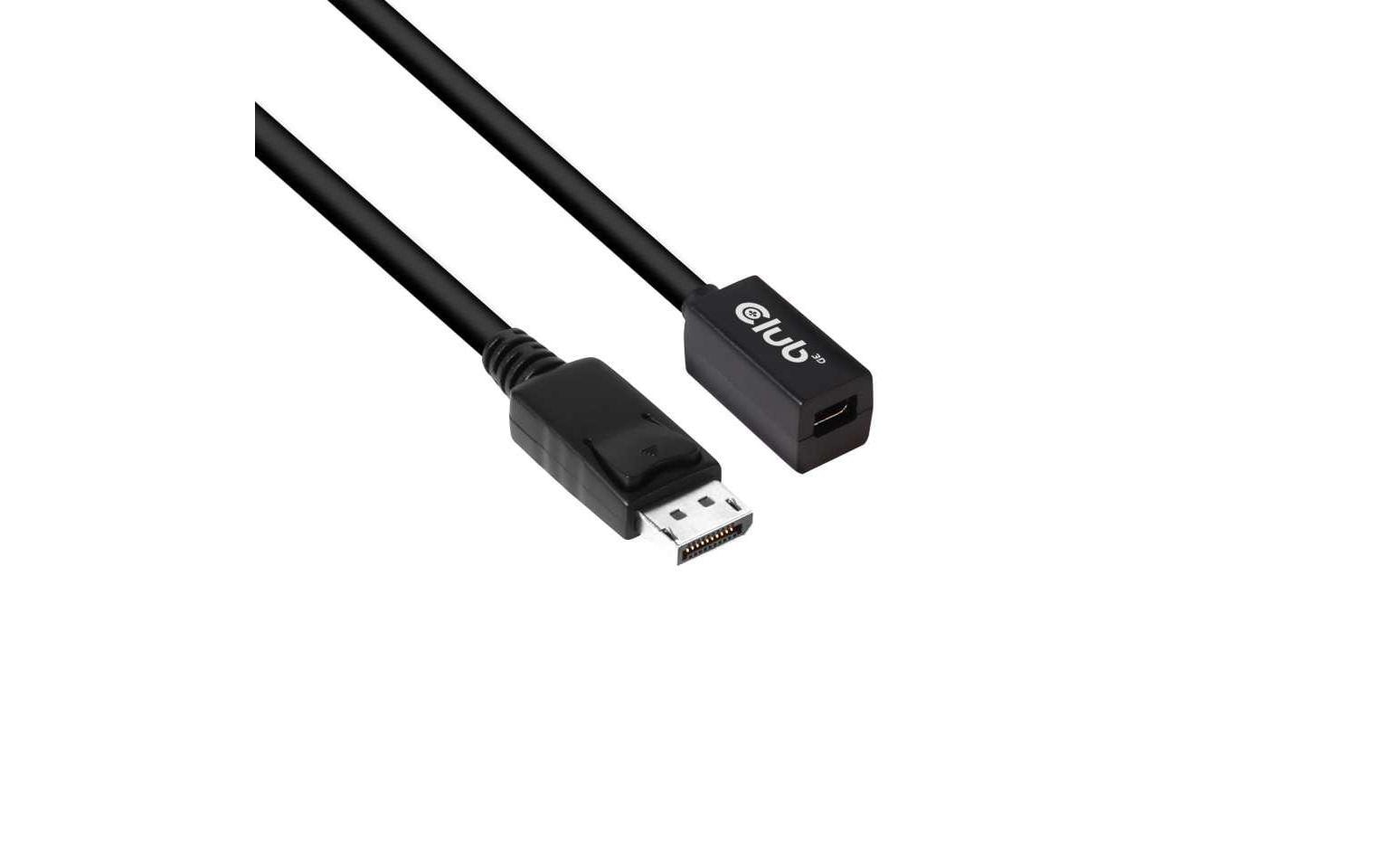 CLUB3D Club 3D DisplayPort Verlängerung DP 1.4 8K 60 Hz – 1 m – HDR