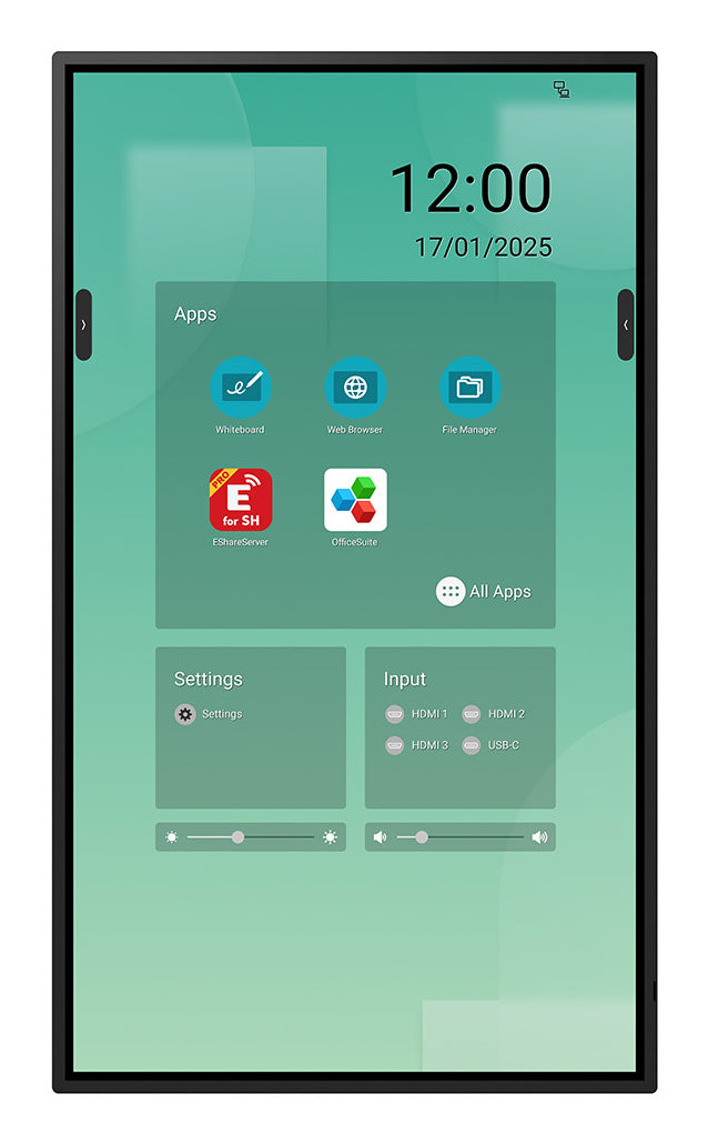 Sharp LM431 – 43" Touch, 3840 × 2160 (4K), VA, LAN