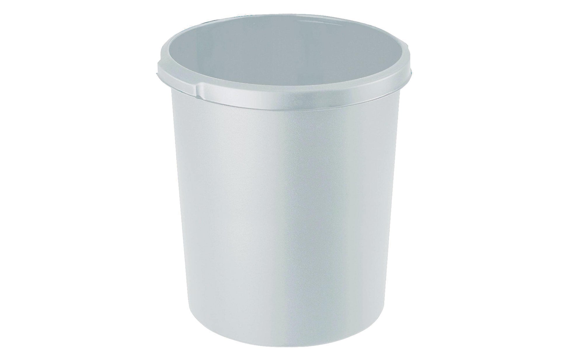 HAN Papierkorb – 30 l – Kunststoff (PP), rund – grau