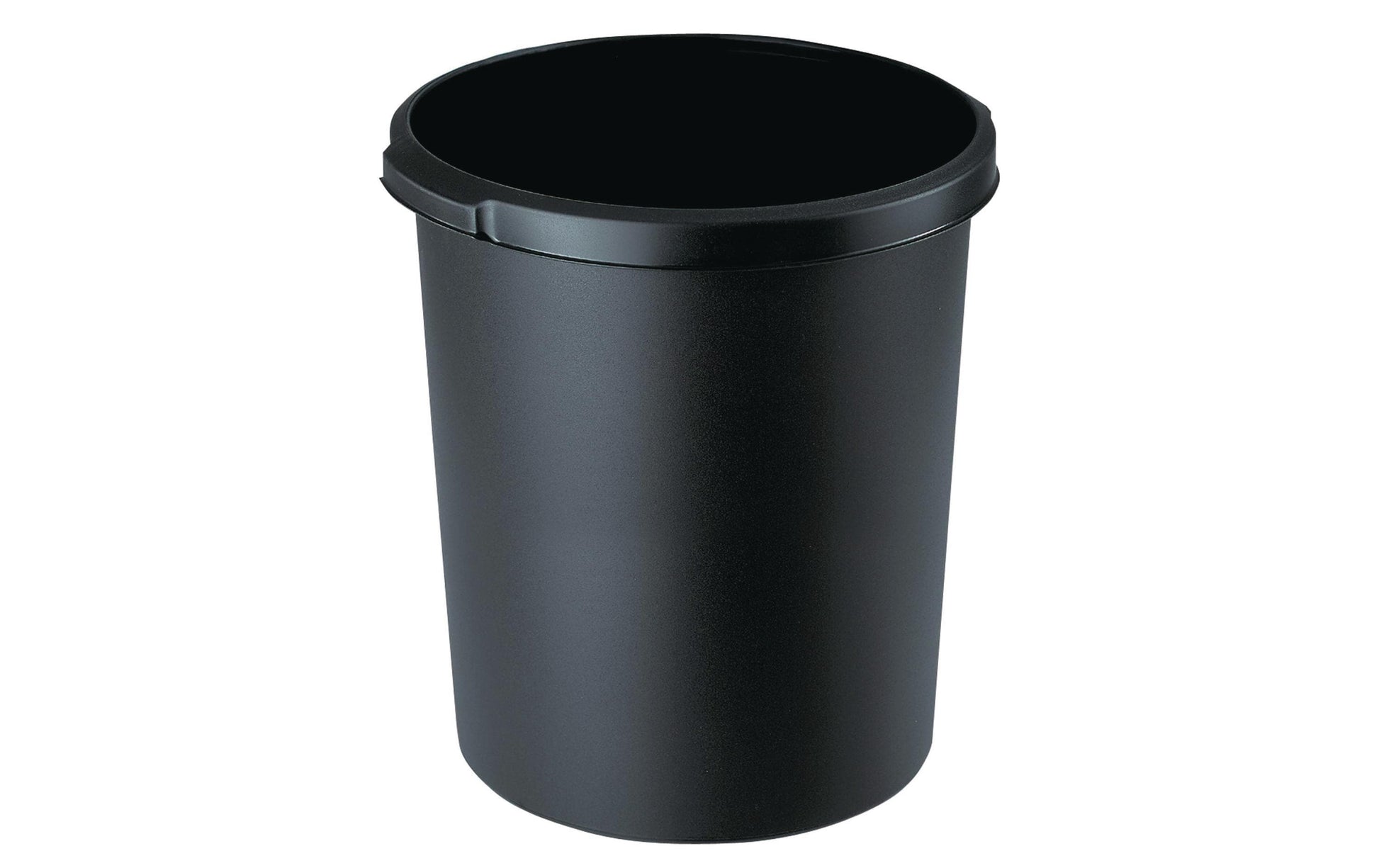HAN Papierkorb KLASSIK – 30 l – Kunststoff (PP), rund – schwarz
