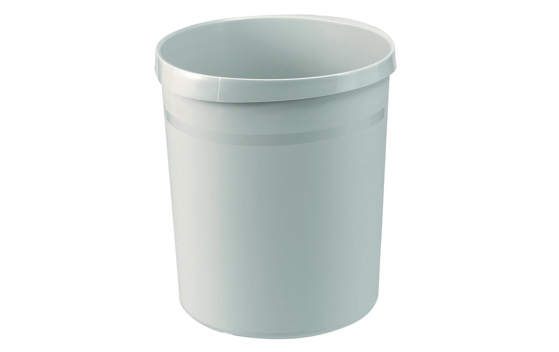 HAN Papierkorb GRIP – 18 l – Kunststoff (PP), rund – grau