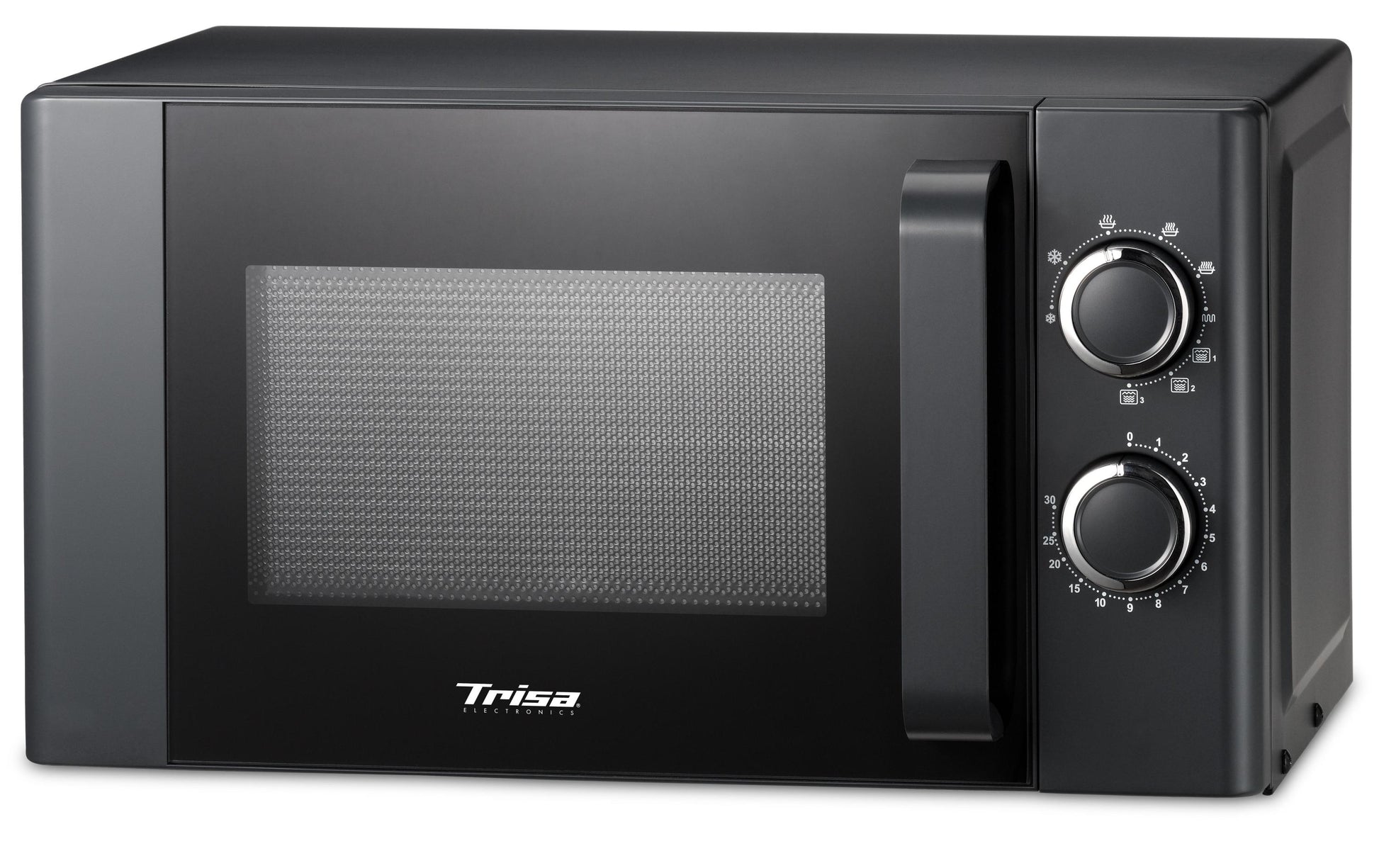 Trisa Grill Mikrowelle Micro Plus – 20 l, Grill, 700 W – Schwarz