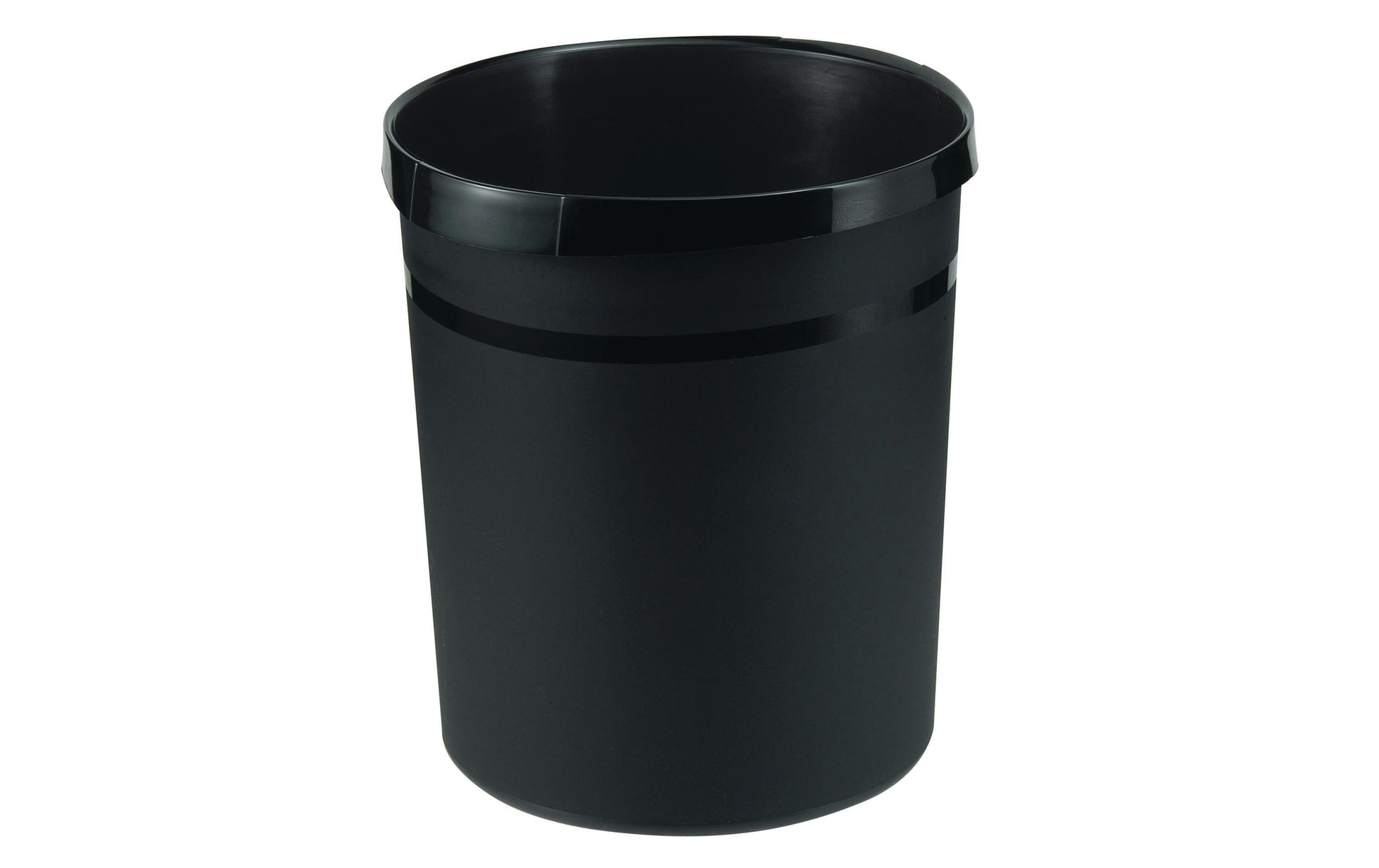 HAN Papierkorb GRIP – 18 l – Kunststoff (PP), rund – schwarz
