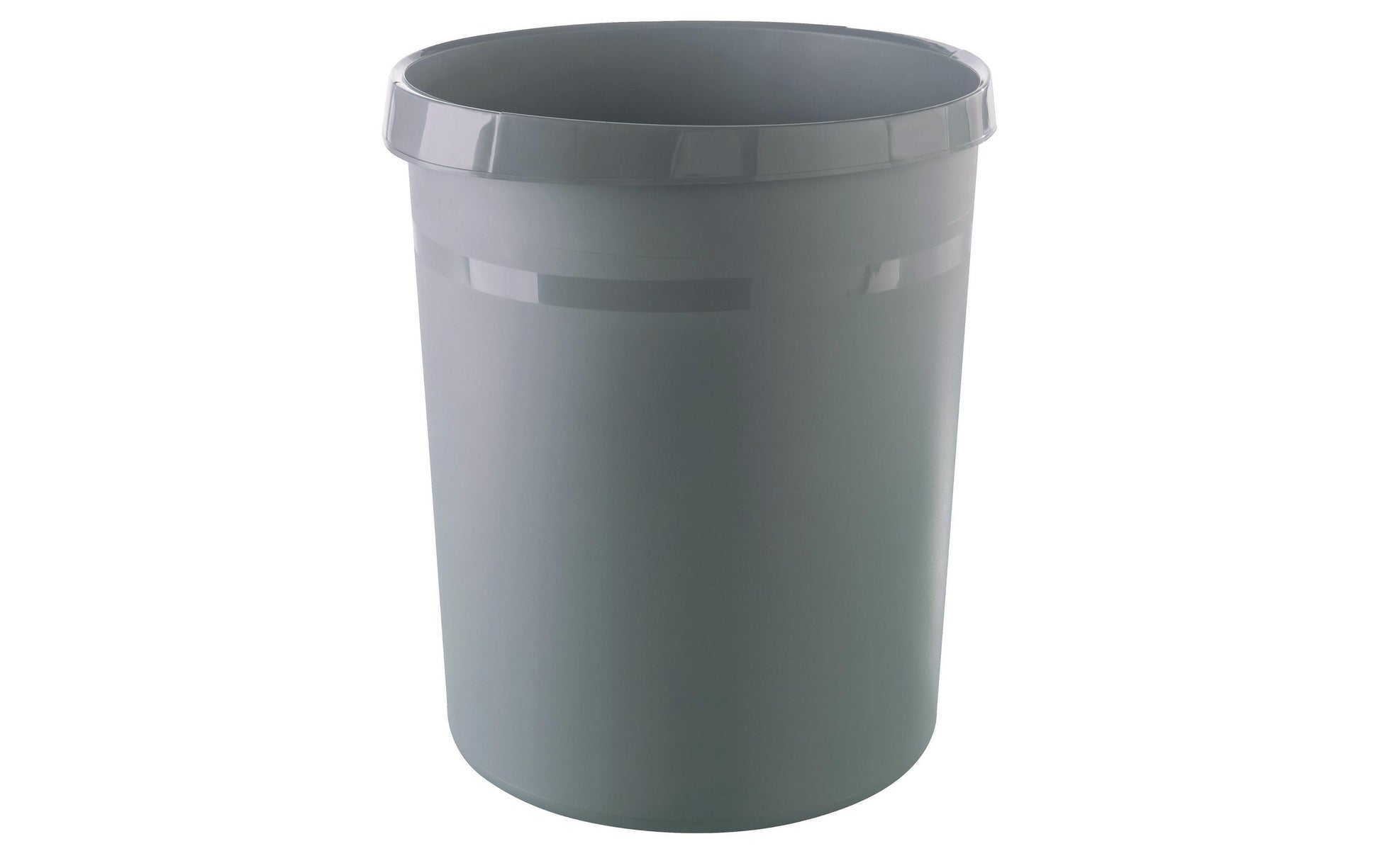 HAN Papierkorb KARMA – 18 l – Recycling-Kunststoff, rund – grau