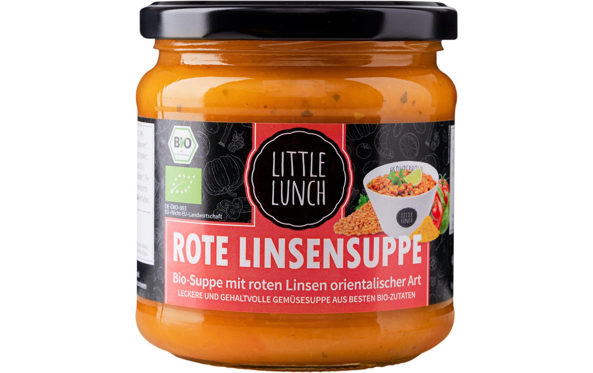 Little Lunch Bio Rote Linsensuppe – 350 ml