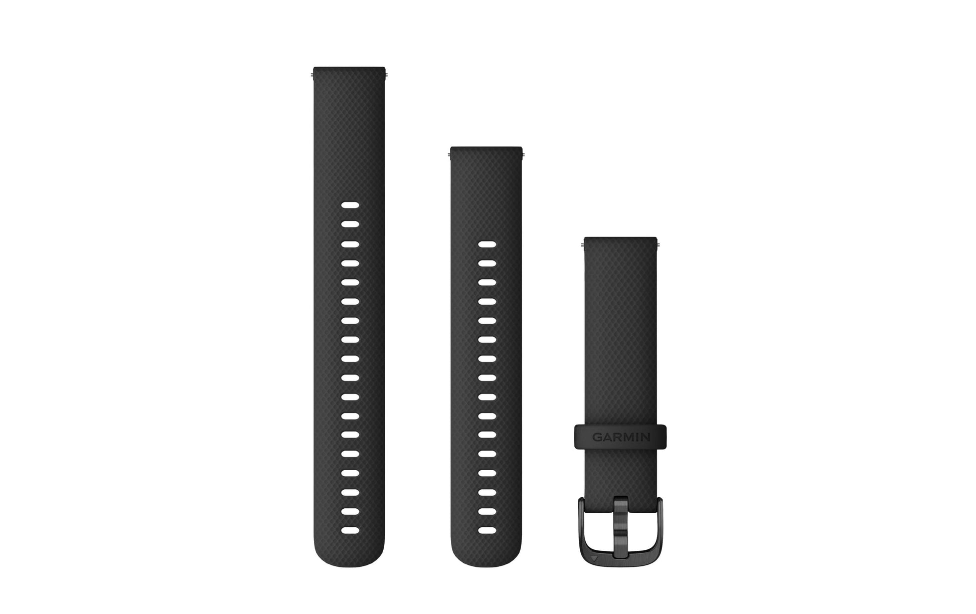 Garmin vívoactive 4S – Armband – für Garmin vívoactive 4S, Schwarz, 18 mm, Silikon
