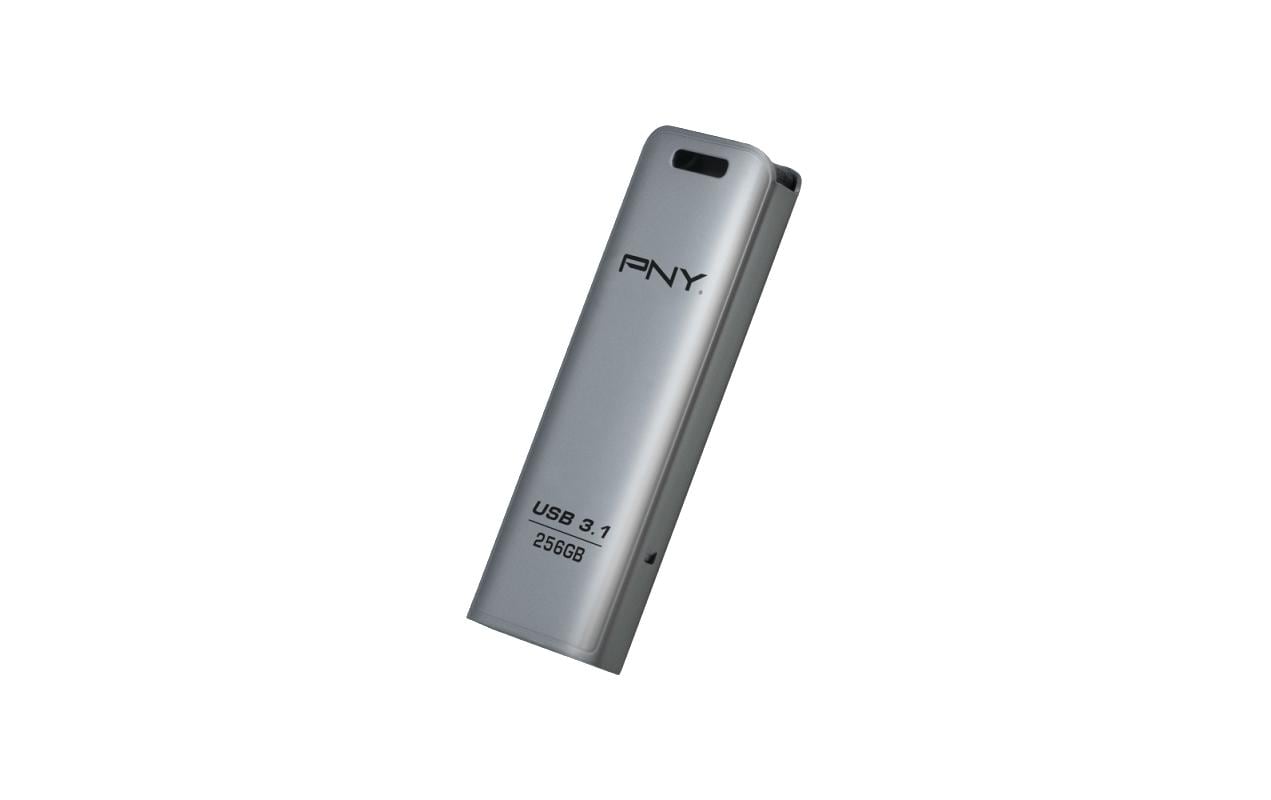 PNY Elite Steel – 256 GB, USB 3.2 Gen 1 (3.1 Gen 1), Edelstahl