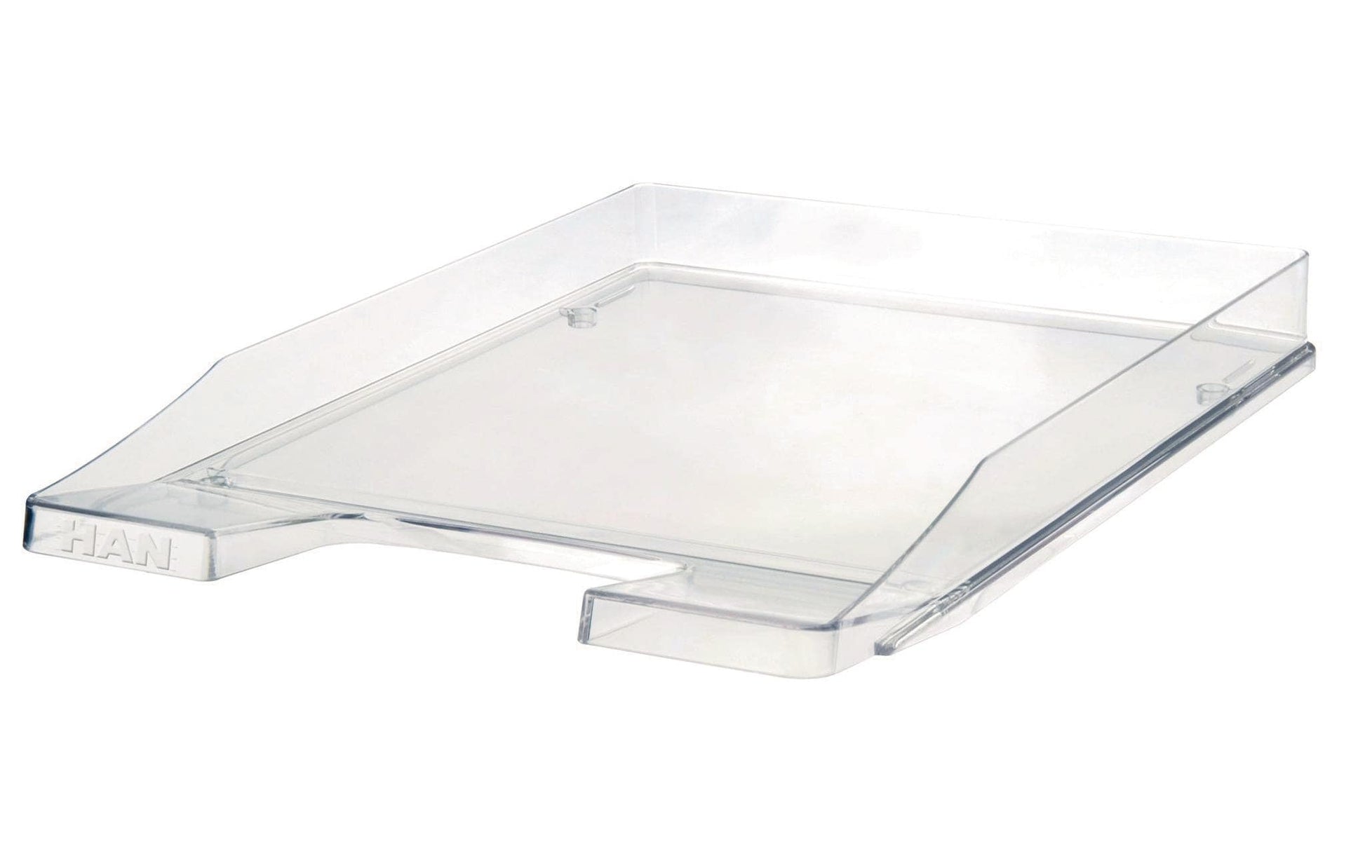 HAN JUNIOR – Briefkorb-Set für A4, Polystyrol (PS), transparent, 5er-Set, 255 × 38 × 348 mm