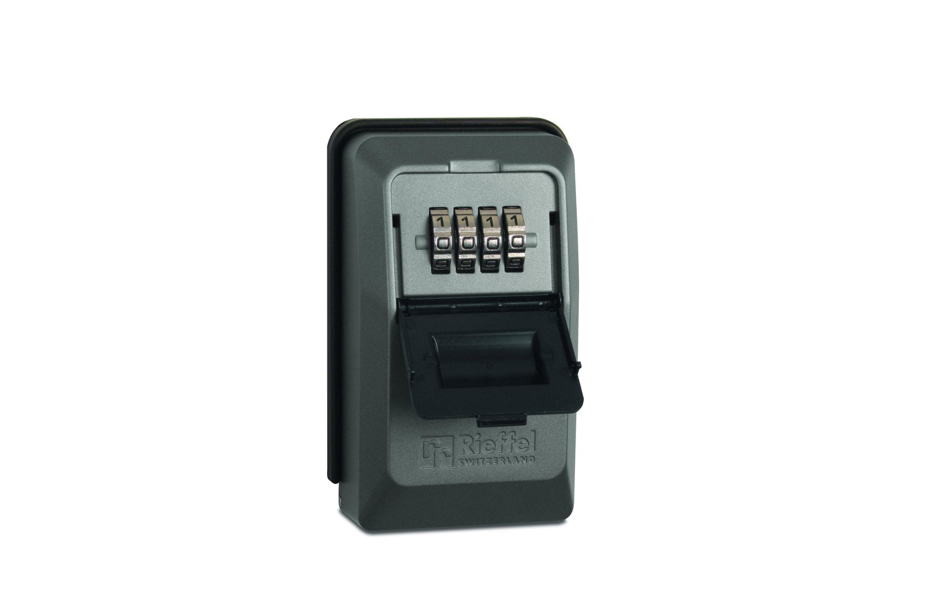 Rieffel Schlüsselkasten KSB-L, Metall, Schwarz/Grau