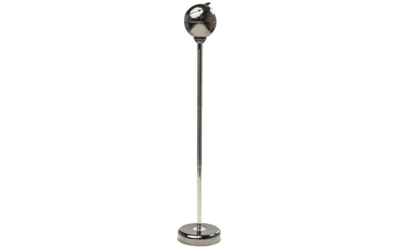 KARE Design Standaschenbecher – Ø 13 × 72 cm – Stahl, Silber