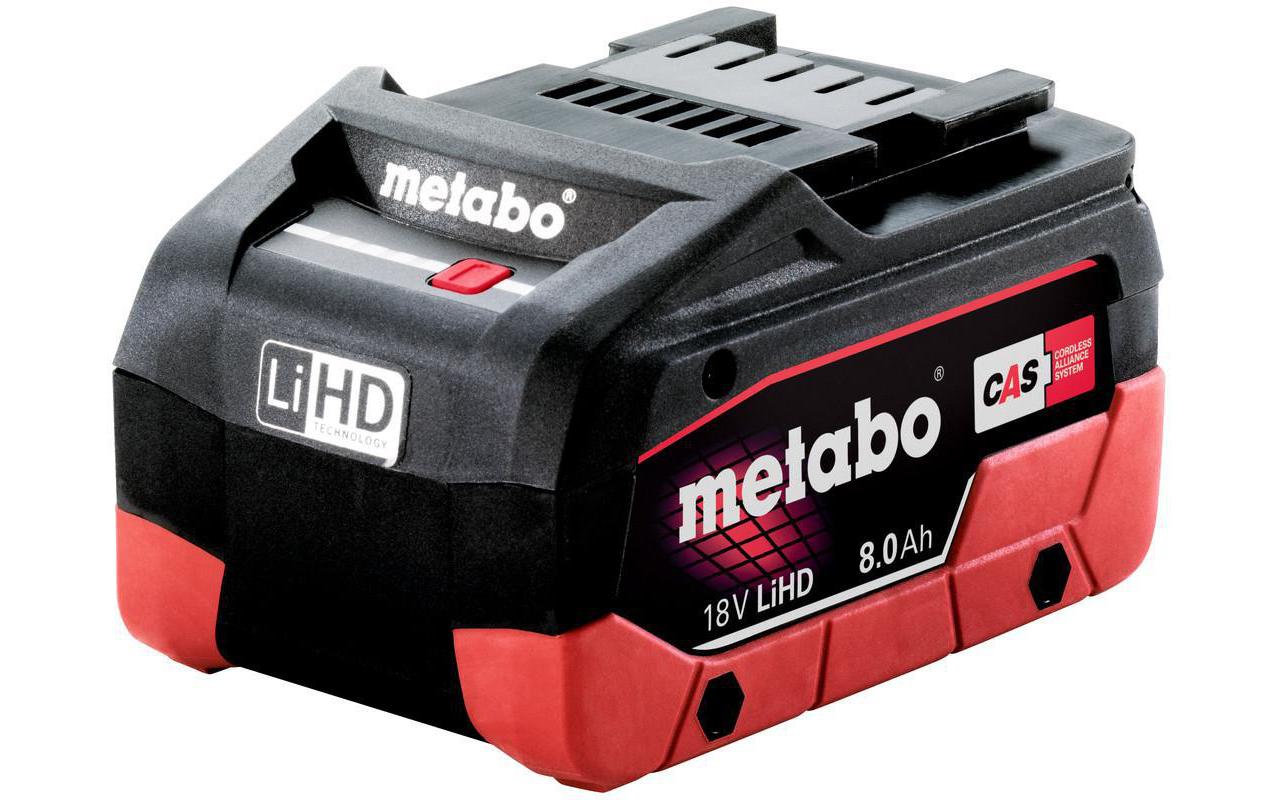 Metabo LIHD Akku 18 V 8 Ah (144 Wh) – 1 Stk – für CAS