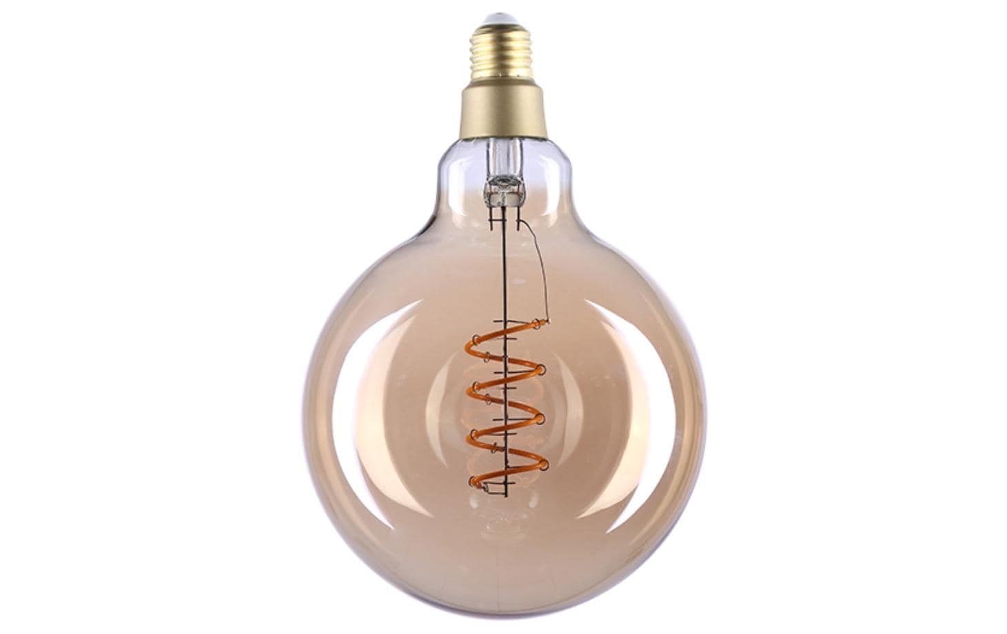 Shelly Smart-Leuchtmittel E27 Vintage G125 – 260 lm, 2700 K, WLAN, dimmbar – Weiss