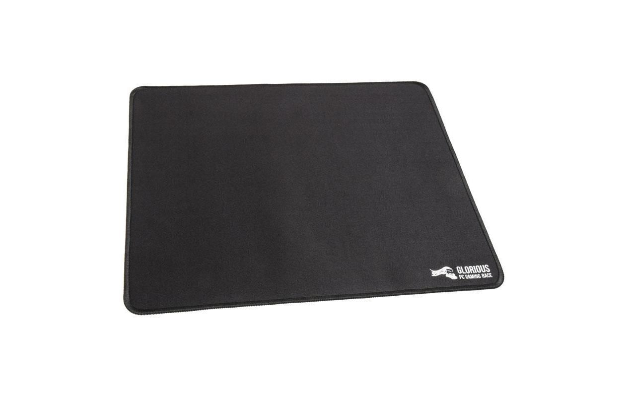 Glorious Gaming Gaming-Mauspad – 330 × 280 mm, Stoff, Gummi, Schwarz