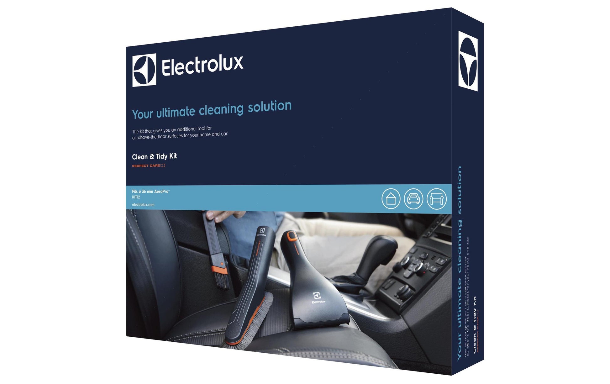 Electrolux Zubehör AeroPro Home & Car Kit 12 – Mini Turbo-Düse – für UltraFlex-Modelle (ovaler 36 mm)