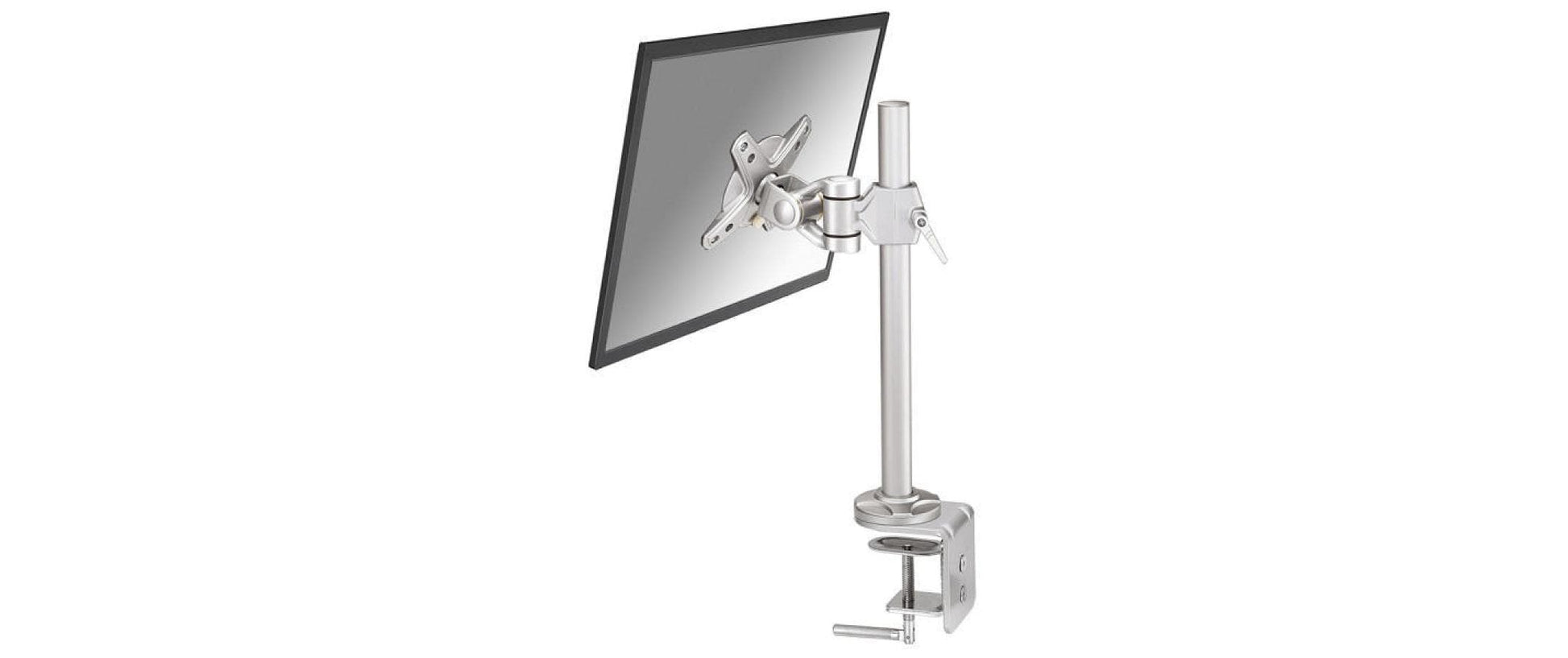 Neomounts FPMA-D1010 – Tischhalterung, Tischklemme, bis 30", 12 kg, neigbar, silber