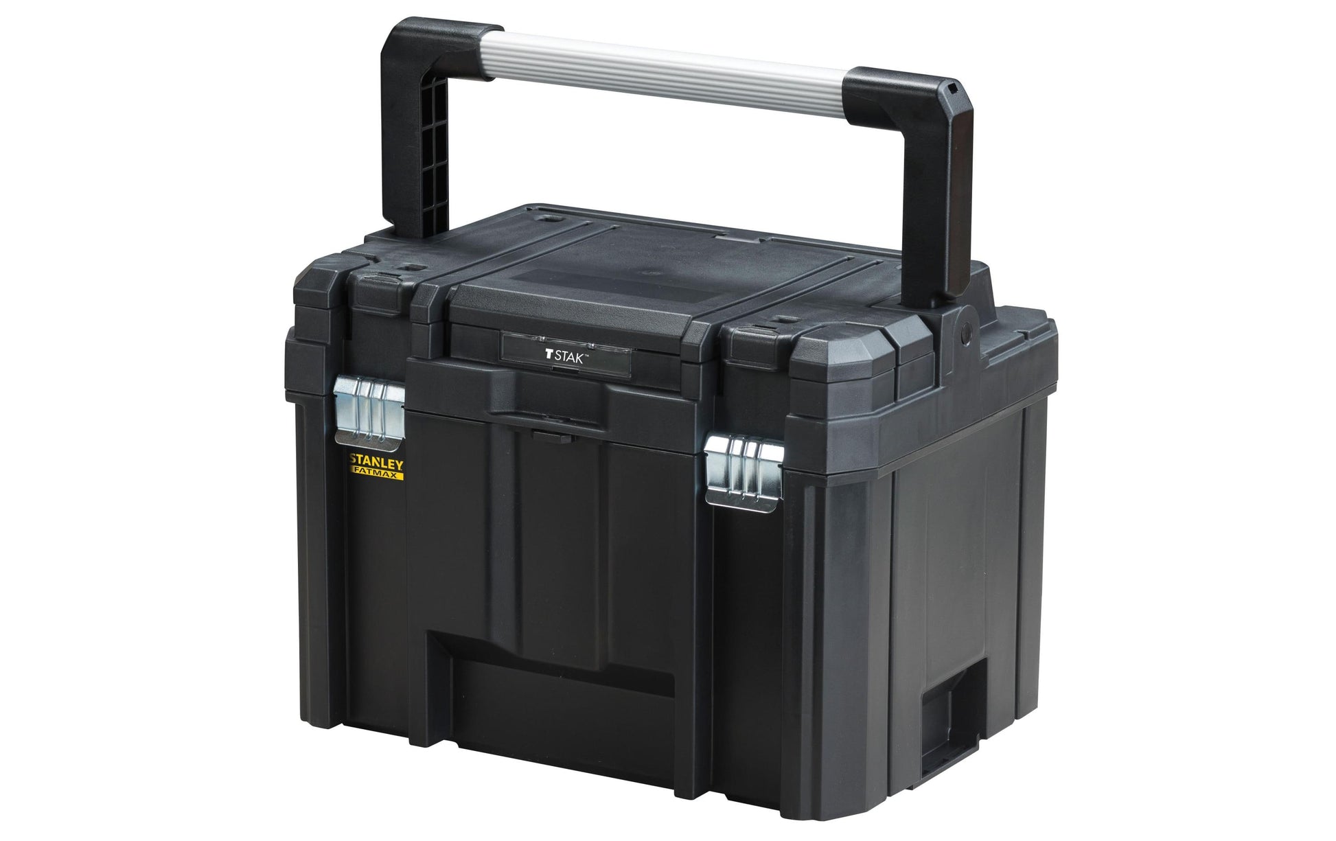 Stanley Werkzeugkasten FatMax TSTAK, 338 × 310 × 310 mm, 22,2 l, schwarz