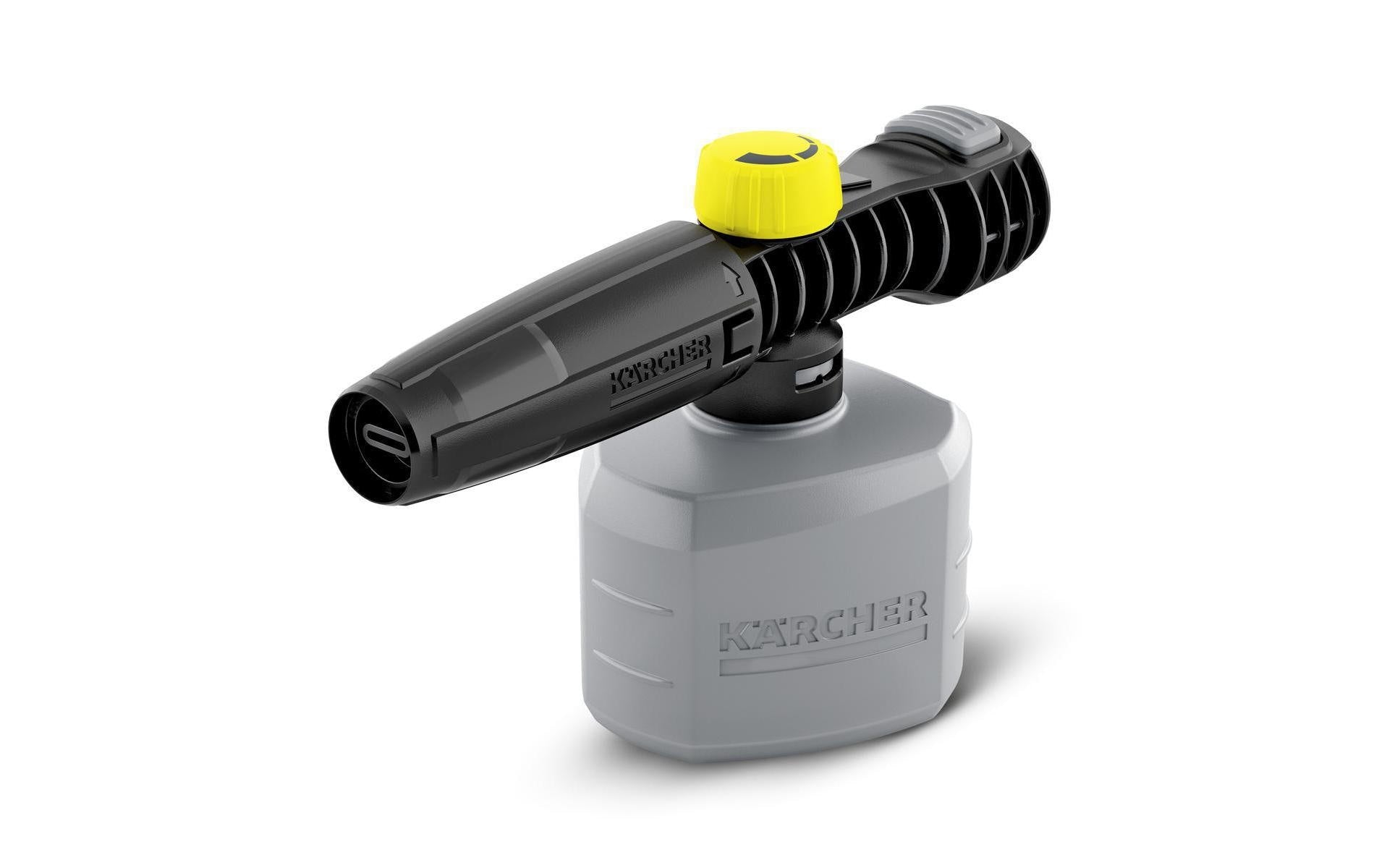Kärcher Schaumdüse FJ 24 Handheld – schwarz/gelb, für KHB 5 Battery, KHB 6 Battery, 9,3 × 20,5 × 13,2 cm