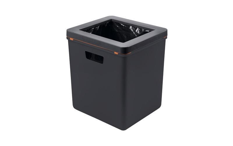 Müllex Papierkorb BOXX – 35 l – rechteckig – anthrazit
