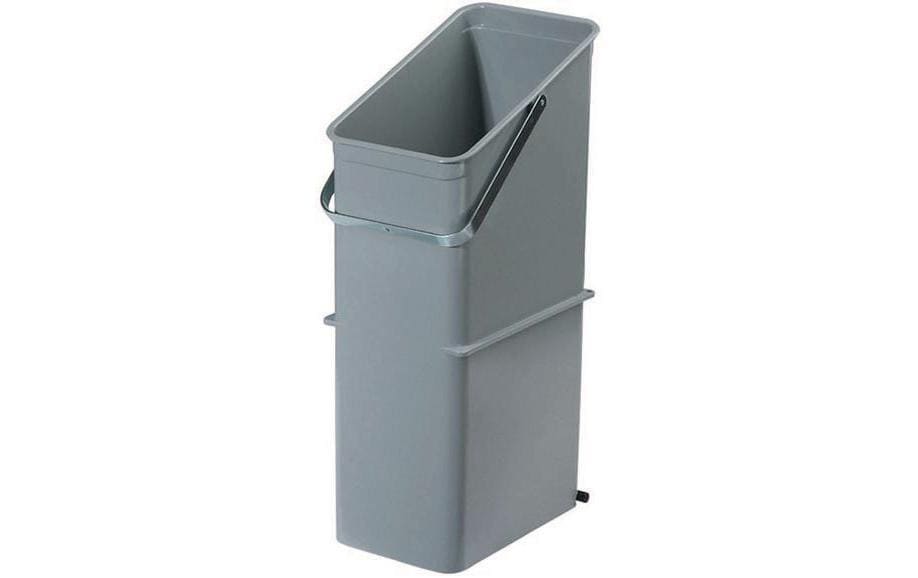 Müllex Papierkorb – 17 l – rechteckig – grau