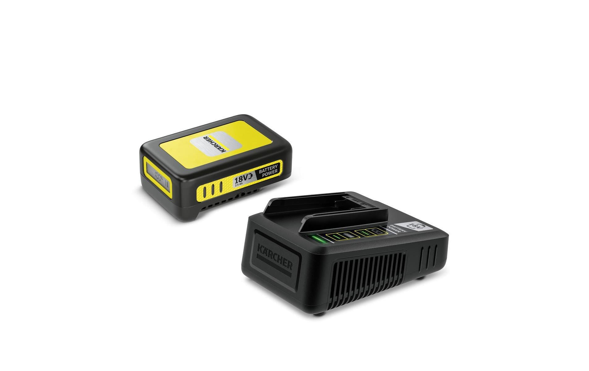 Kärcher Battery Power Batterie- & Ladegerät-Set 18 V 2,5 Ah Li-Ion – für Kärcher