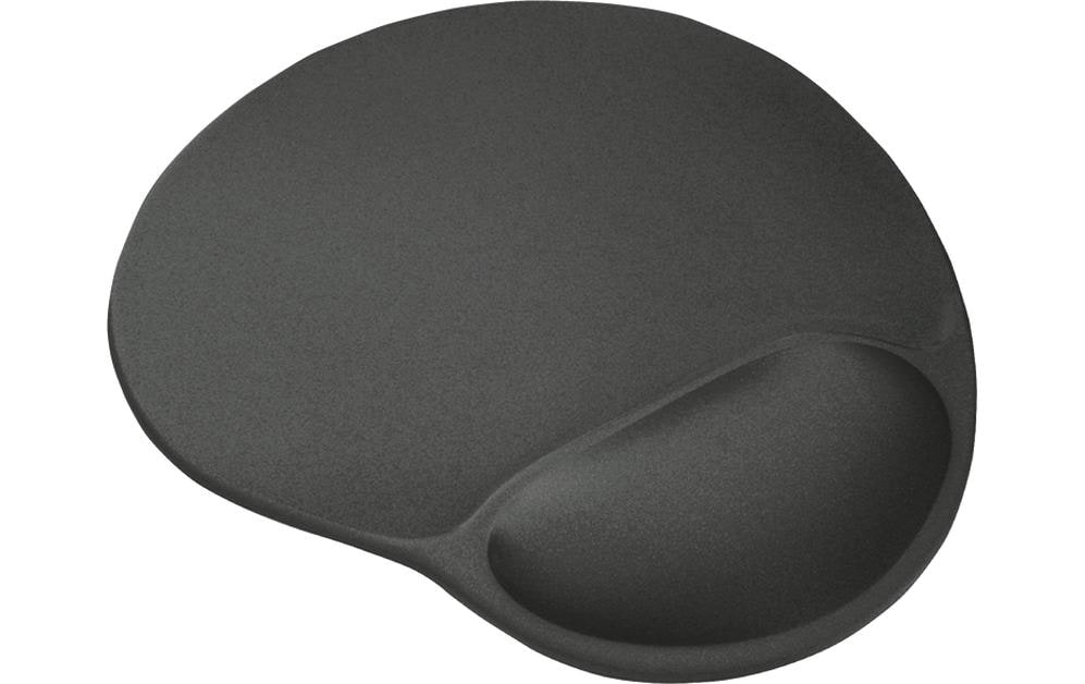 Trust Bigfoot – Mauspad mit Handgelenkauflage – Textil – Schwarz – 325 × 288 mm – rutschfest
