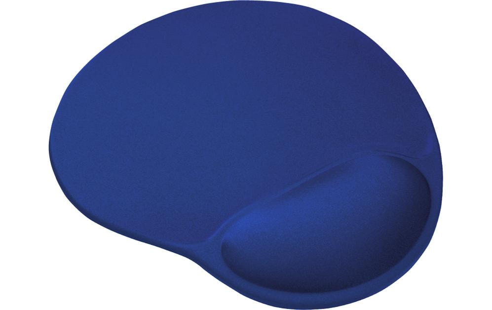 Trust Bigfoot – Mauspad mit Handgelenkauflage – Gel – Blau – 240 × 310 mm