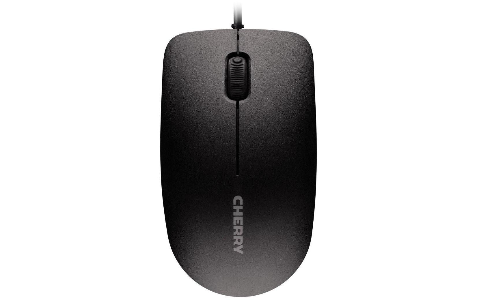 CHERRY MC 1000 Maus – kabelgebunden, USB-A, 1'200 dpi, 3 Tasten, beidhändig, schwarz
