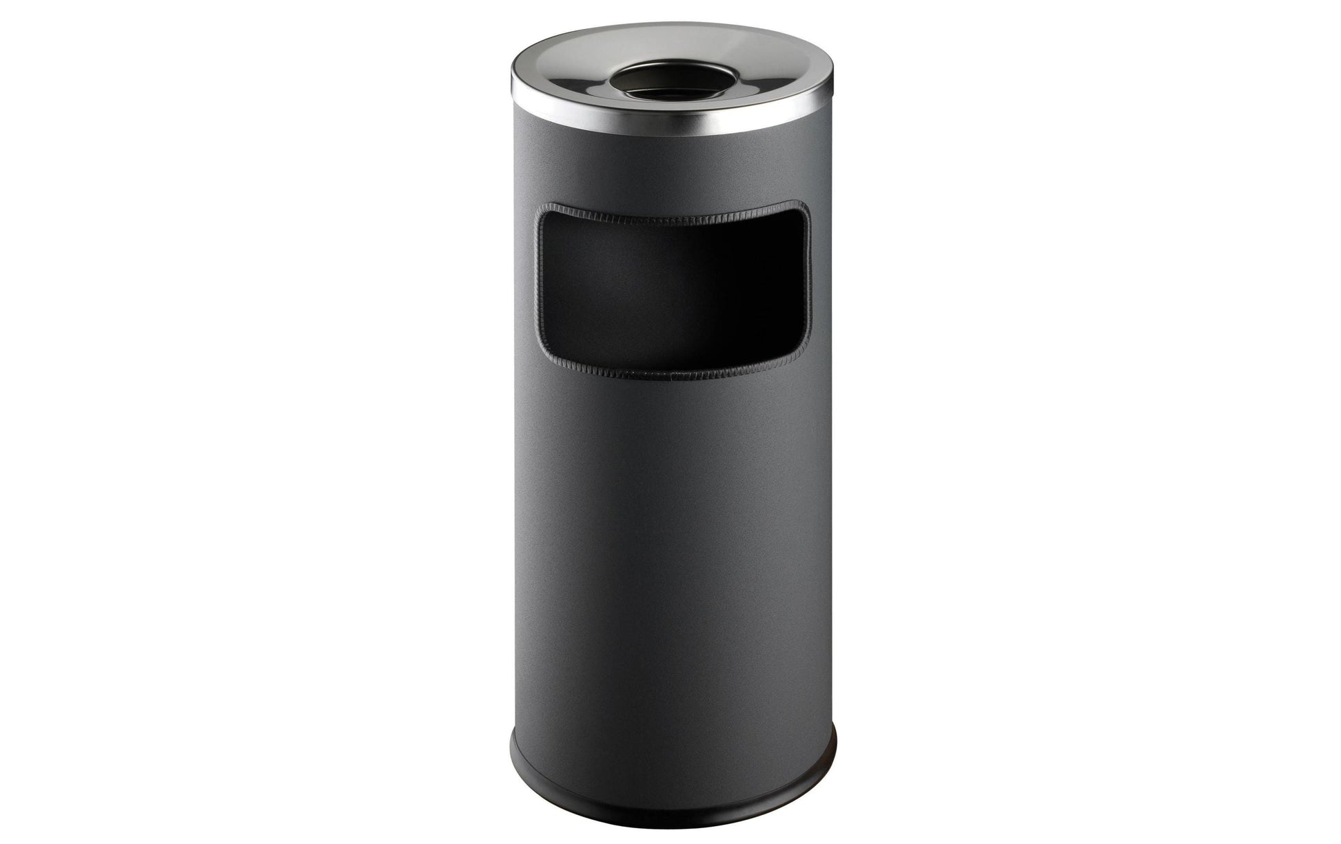 Durable Standascher – 2 + 17 l – Metall, Anthrazit – Löschkopf, selbstlöschend – Ø 250 × H 630 mm