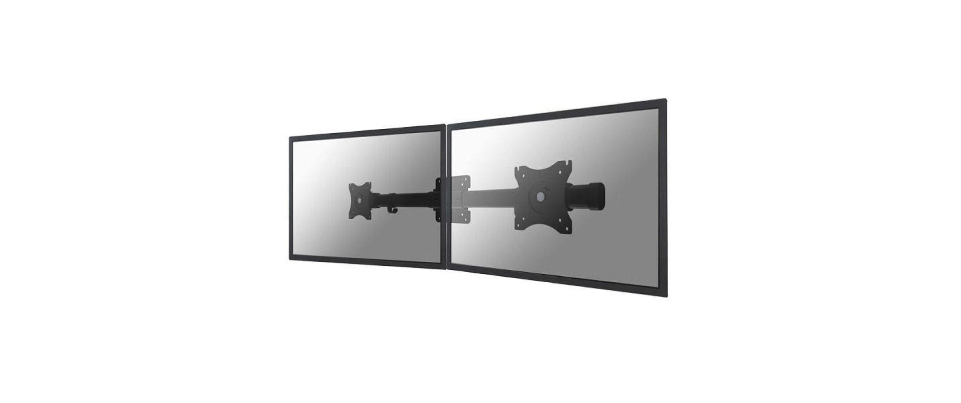 Neomounts FPMA FPMA-CB100BLACK – Wandhalterung, Dual, bis 27", VESA 75 × 75/100 × 100 mm, 18 kg, drehbar