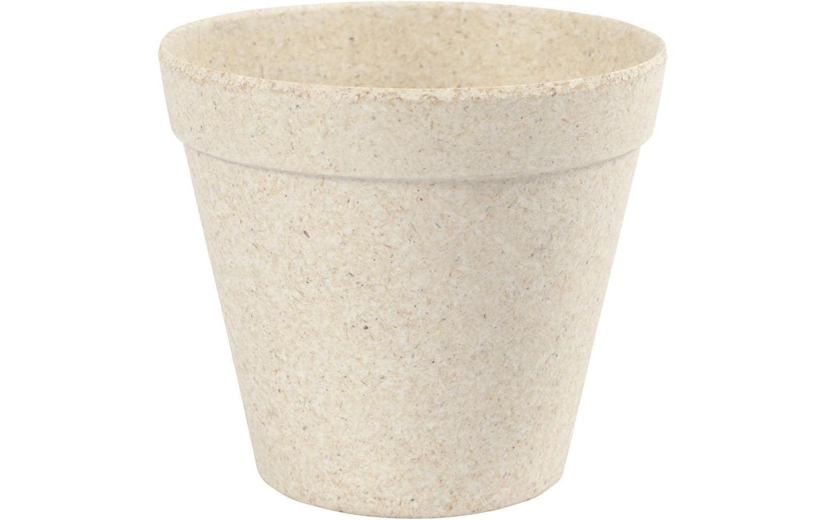 Creativ Company Blumentopf – Ø 11 × 10 cm – Bambusfaser & Polymer, beige