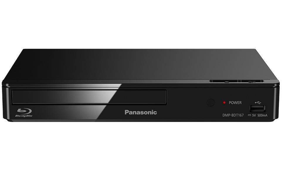 Panasonic DMP-BDT167EG – Blu-ray-Player, Full HD, 3D, Schwarz