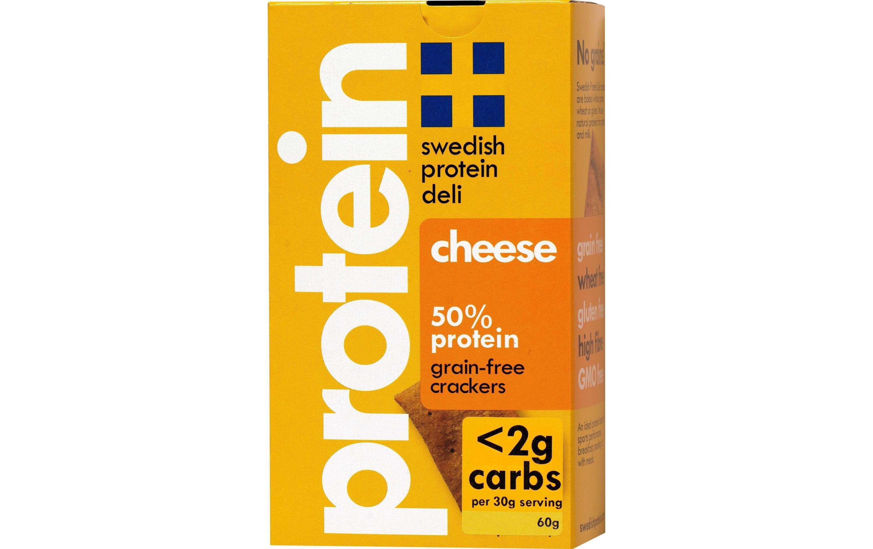 Swedish protein deli Cracker – Käse, Protein, Glutenfrei – 60 g