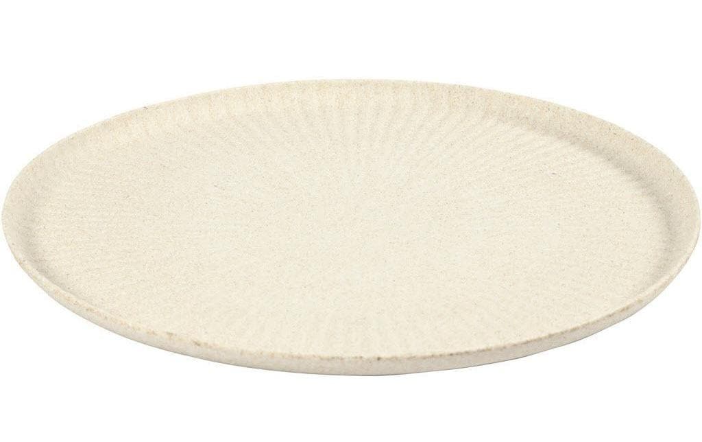 Creativ Company Tablett – Ø 30,0 cm, H 2,0 cm, Bambus, Beige