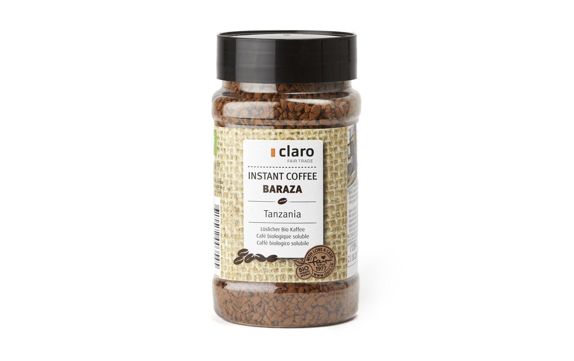 Claro Baraza – Instantgetränk – Café Crème, Bio, 100 g