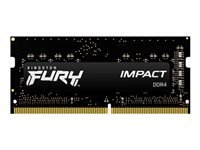 Kingston Technology Kingston FURY Impact – DDR4 SO-DIMM 32 GB (2×16 GB), 3200 MT/s CL20, 1,2 V, Kühlkörper